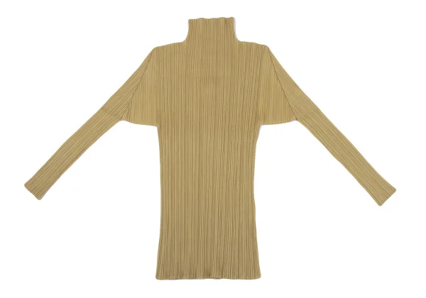 PLEATS PLEASE High-neck Long Sleeve Top K-164395_002