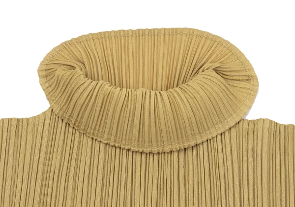 PLEATS PLEASE High-neck Long Sleeve Top K-164395_004