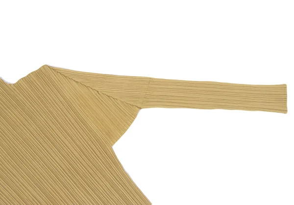 PLEATS PLEASE High-neck Long Sleeve Top K-164395_005