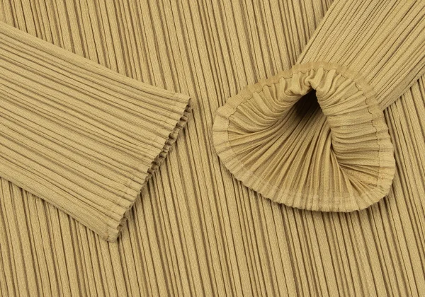 PLEATS PLEASE High-neck Long Sleeve Top K-164395_006