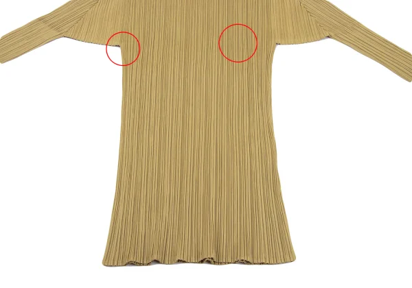 PLEATS PLEASE High-neck Long Sleeve Top K-164395_007