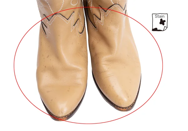 KENZO Leather Western Boots K-164402_005