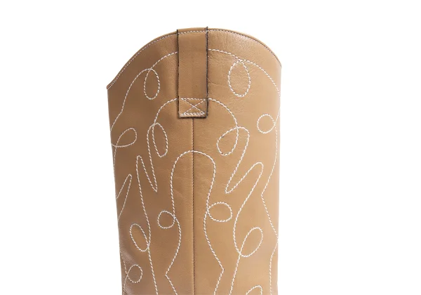 KENZO Leather Western Boots K-164402_007