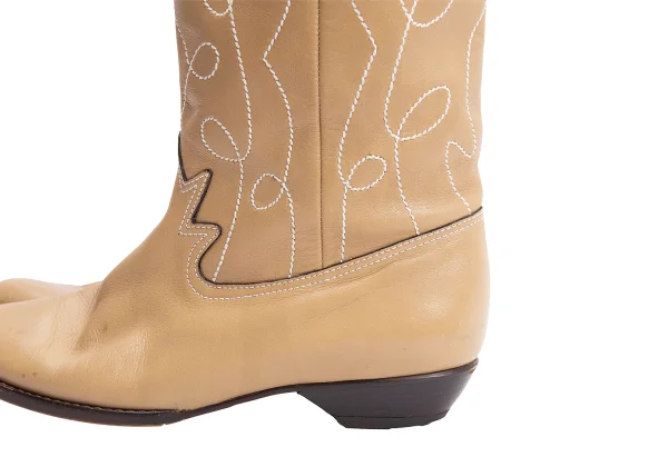 KENZO Leather Western Boots K-164402_008