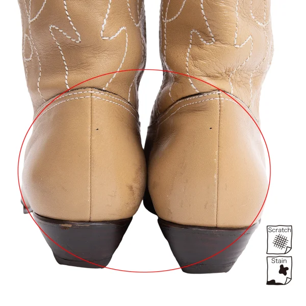 KENZO Leather Western Boots K-164402_012