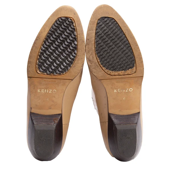 KENZO Leather Western Boots K-164402_014