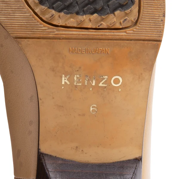 KENZO Leather Western Boots K-164402_015