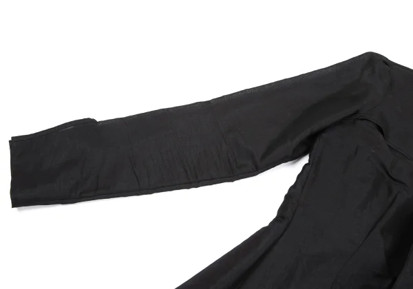 Yohji Yamamoto FEMME Cotton Poly See-through Long Sleeve Shirt K-164403_006