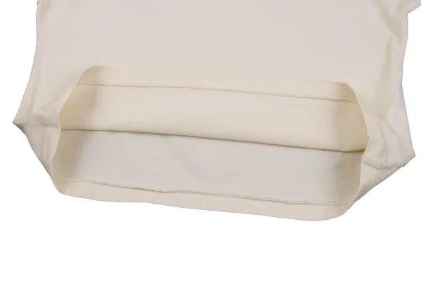 Yohji Yamamoto FEMME Cotton Boat Neck Striped Top K-164404_007