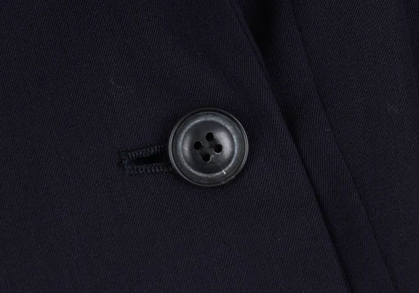 Yohji Yamamoto FEMME Wool Gaba Peak Lapel Double Jacket K-164408_008