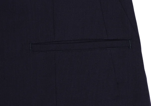 Yohji Yamamoto FEMME Wool Gaba Peak Lapel Double Jacket K-164408_010