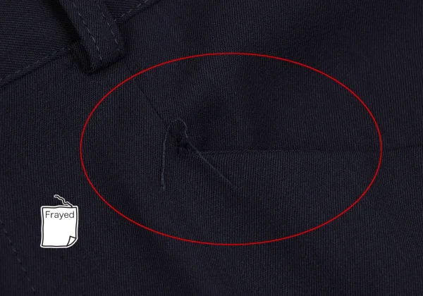 Yohji Yamamoto FEMME Wool Gaba Center Press Pants K-164409_003