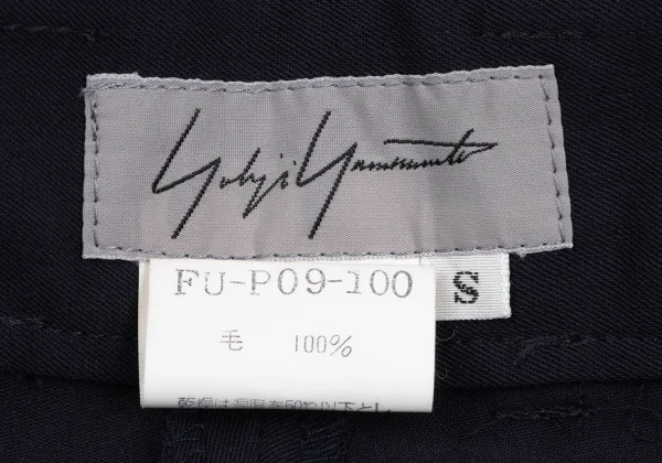 Yohji Yamamoto FEMME Wool Gaba Center Press Pants K-164409_013