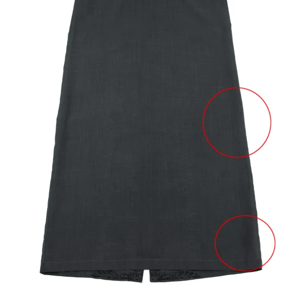 Y's Back See-through Damask Design Short Sleeve Dress K-164415_007