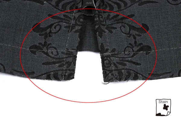 Y's Back See-through Damask Design Short Sleeve Dress K-164415_011