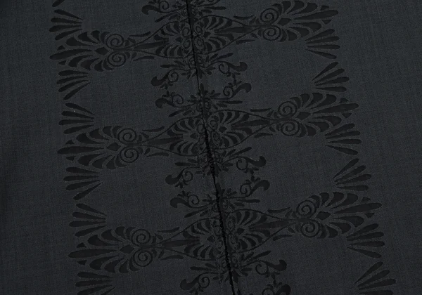 Y's Back See-through Damask Design Short Sleeve Dress K-164415_015