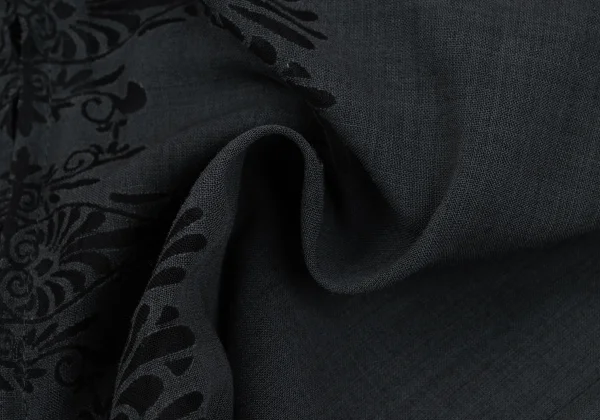 Y's Back See-through Damask Design Short Sleeve Dress K-164415_017