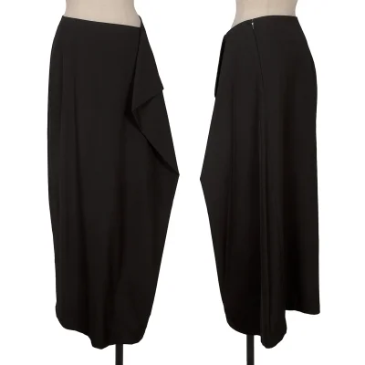 Y's Wool Fold Design Skirt