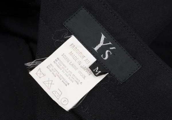 Y's Wool Gaba Front Zip Design Skirt K-164417_011