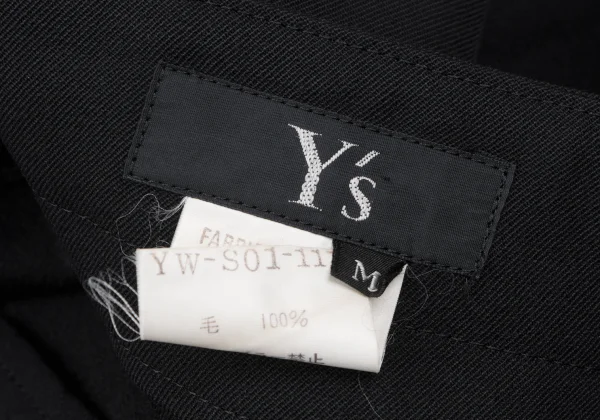 Y's Wool Gaba Front Zip Design Skirt K-164417_012