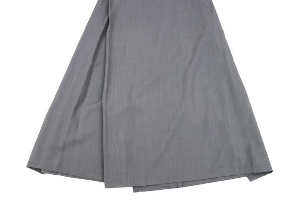 Yohji Yamamoto NOIR Wool Poly Wrap Skirt K-164419_005