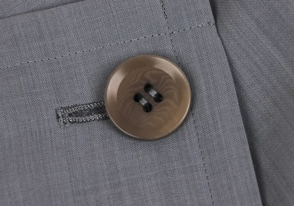 Yohji Yamamoto NOIR Wool Poly Wrap Skirt K-164419_009