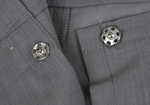 Yohji Yamamoto NOIR Wool Poly Wrap Skirt K-164419_011