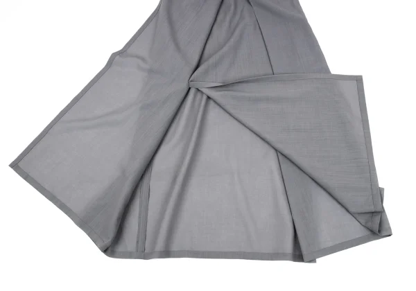 Yohji Yamamoto NOIR Wool Poly Wrap Skirt K-164419_014