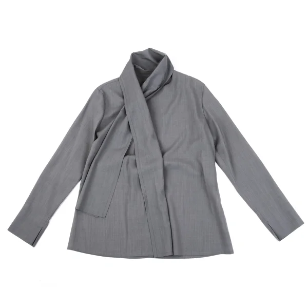 Yohji Yamamoto NOIR Wool Poly Stole Shirt Jacket & Skirt K-164420_003