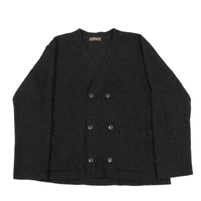 Y's for men Acrylic Blend Double Button Cardigan