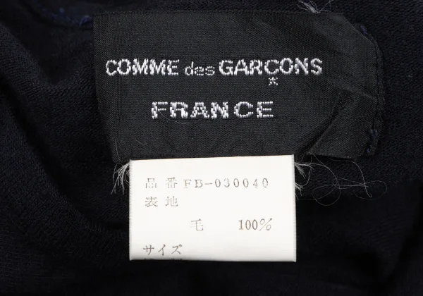 COMME des GARCONS FRANCE Front Hole Design T-shirt K-164424_015