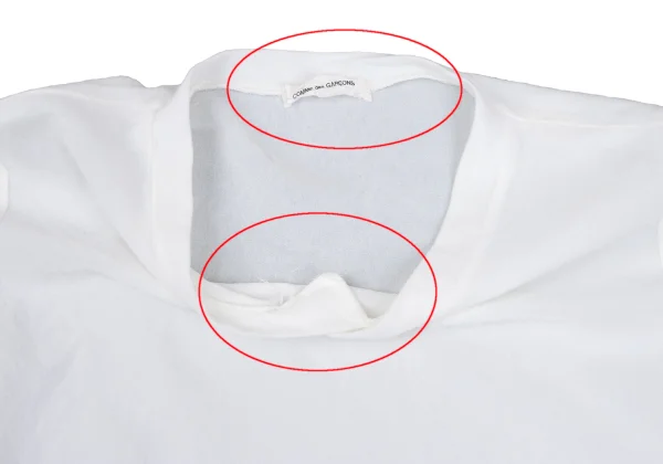 COMME des GARCONS Brushed V-neck Long Sleeve T-shirt K-164425_004