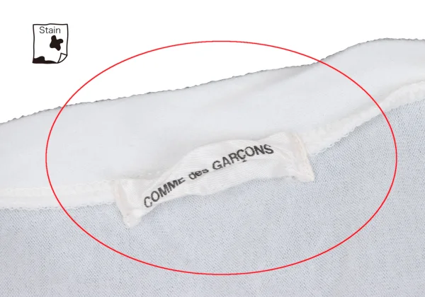 COMME des GARCONS Brushed V-neck Long Sleeve T-shirt K-164425_005