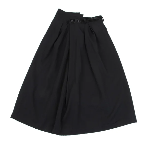 COMME des GARCONS Velour Switching Waist Design Skirt K-164427_002