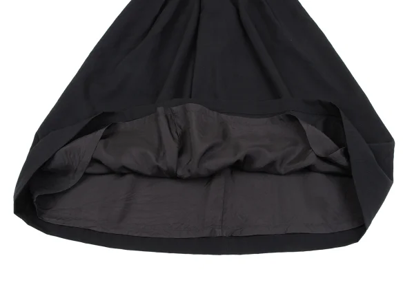 COMME des GARCONS Velour Switching Waist Design Skirt K-164427_011