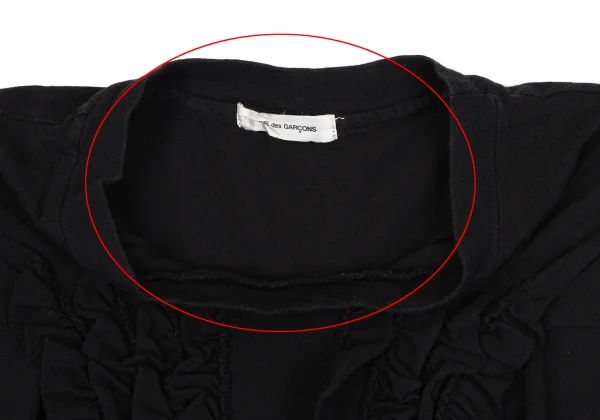 COMME des GARCONS Cotton Frill Patch T Shirt K-164428_004