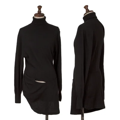 COMME des GARCONS Wool Nylon Wrap Knit Top