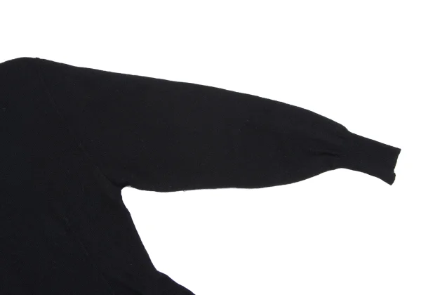 COMME des GARCONS Wool Nylon Wrap Knit Top K-164429_005