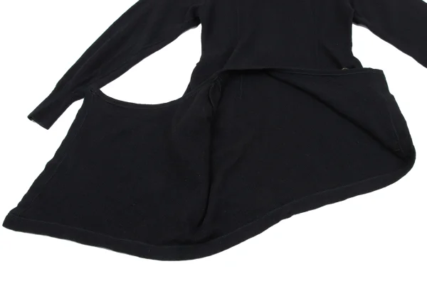 COMME des GARCONS Wool Nylon Wrap Knit Top K-164429_010