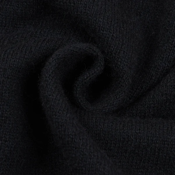COMME des GARCONS Wool Nylon Wrap Knit Top K-164429_012
