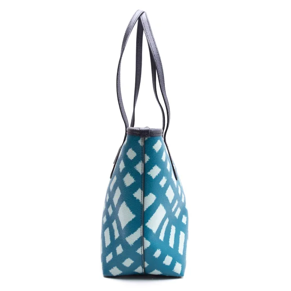 COACH Wild Plaid Leather Tote Bag K-164431_003