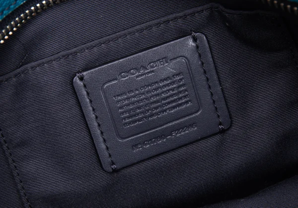 COACH Wild Plaid Leather Tote Bag K-164431_011