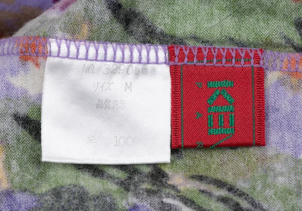 KENZO Floral Printed Wool Knit Top K-164434_013