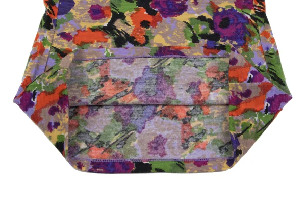 KENZO Floral Print Wool Knit Top & Cropped Pants K-164436_009