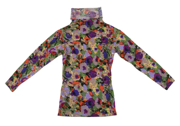 KENZO Floral Print Wool Knit Top & Cropped Pants K-164436_010