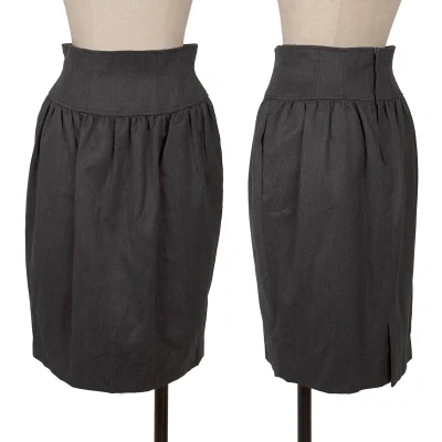 KENZO Wool Tuck Skirt