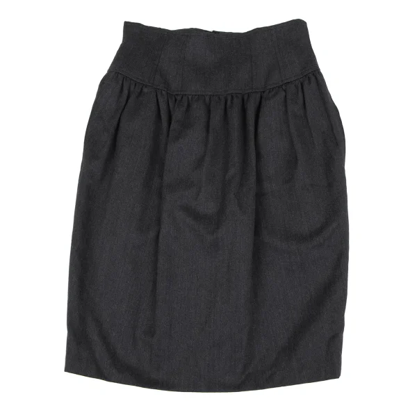 KENZO Wool Tuck Skirt K-164441_002