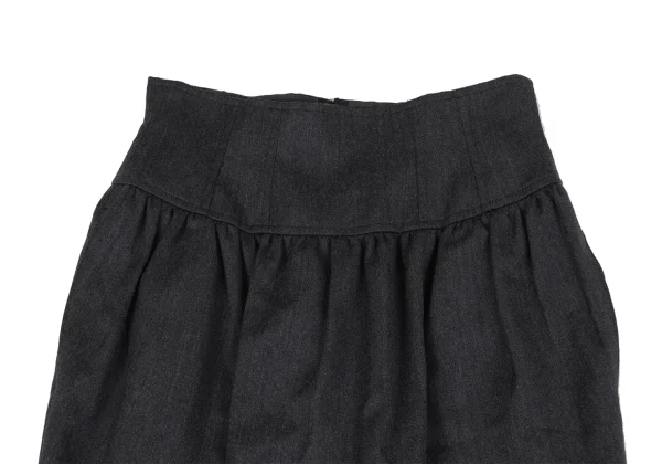 KENZO Wool Tuck Skirt K-164441_003