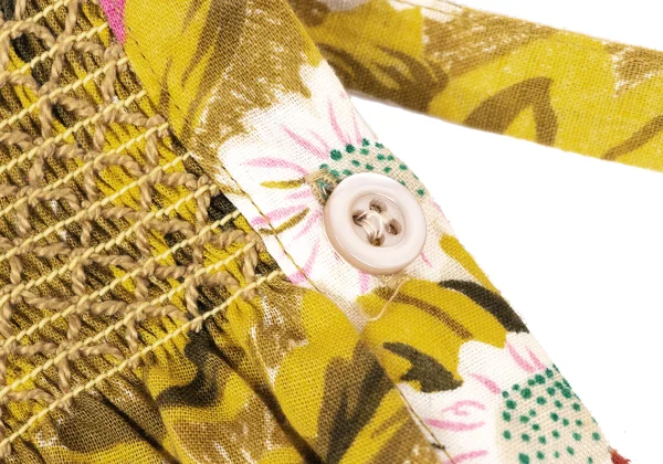 KENZO Botanical Printed Waist Stitch Flare Skirt K-164452_005