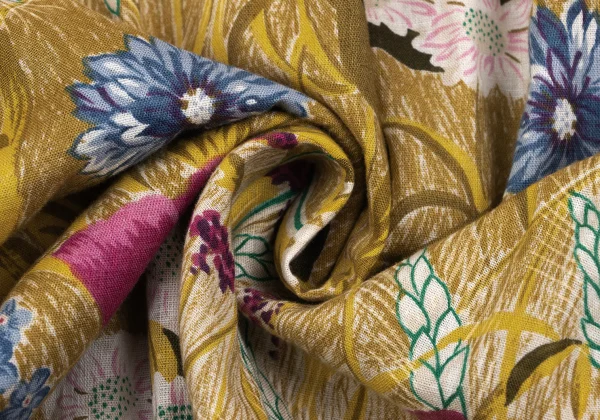 KENZO Botanical Printed Waist Stitch Flare Skirt K-164452_012